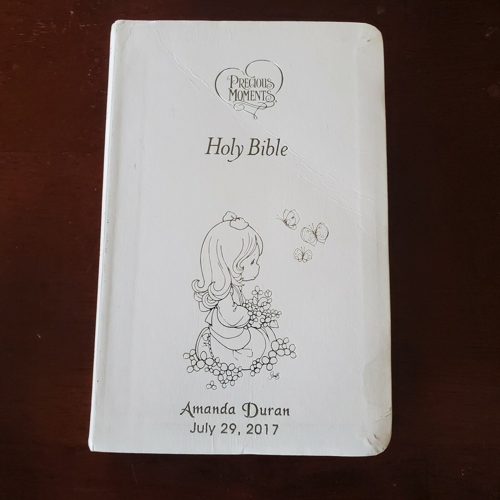 Precious Moments Holy Bible ICB International Childrens Bible Tommy Nelson White